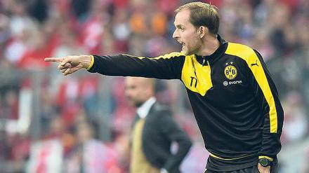 Matschplan. Thomas Tuchel beim 1:5 von München.