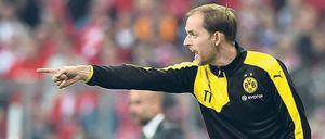 Matschplan. Thomas Tuchel beim 1:5 von München.