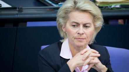 Das Bild zeigt Bundesverteidigungsministerin Ursula von der Leyen.