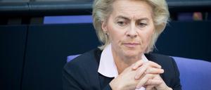 Das Bild zeigt Bundesverteidigungsministerin Ursula von der Leyen.