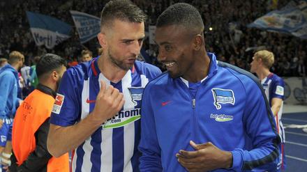 Stürmische Verbindung. Vedad Ibisevic (li.) und Salomon Kalou haben sich als Sturmduo gefunden. 