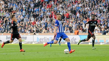Machte alles klar: Vedad Ibisevic trifft gegen den Hamburger SV.