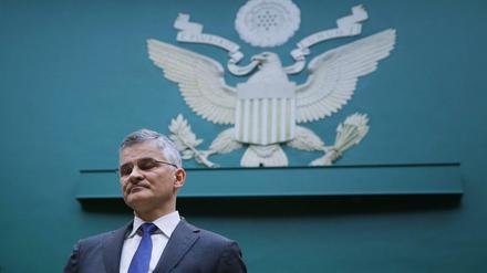 Volkswagens US-Chef Michael Horn vor einem Ausschuss des amerikanischen Parlaments in Washington.