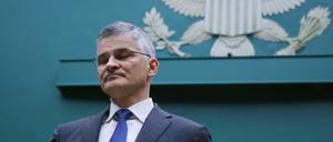 Volkswagens US-Chef Michael Horn vor einem Ausschuss des amerikanischen Parlaments in Washington.