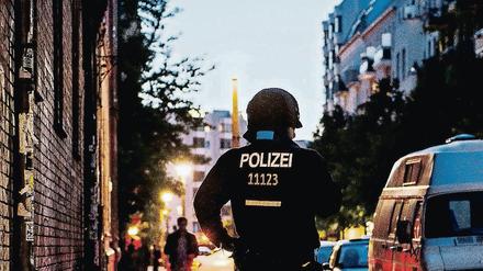 Polizeieinsatz. 