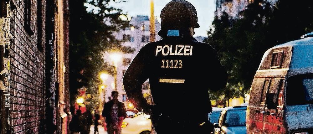 Polizeieinsatz. 