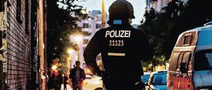Polizeieinsatz. 