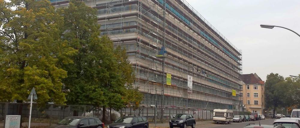 Das ehemalige Fabrikgebäude wird derzeit umgebaut.