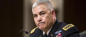 US-General John Campbell beschreibt vor dem Senat die militärische Situation in Afghanistan.