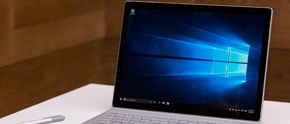 Ein Notebook, das auch Tablet kann: Das Surface Book von Microsoft.