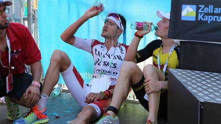 Das Duell auf Hawaii: Olympiasieger Jan Frodeno (l.) gegen Titelverteidiger Sebastian Kienle.