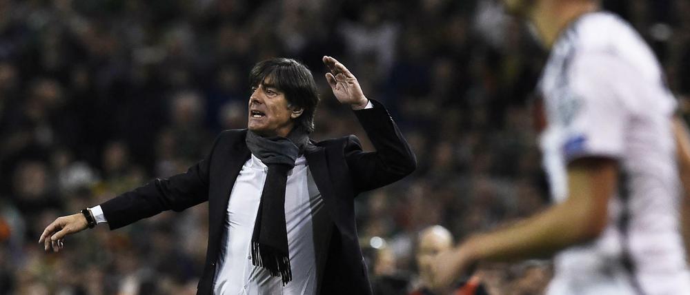 Joachim Löw war ziemlich unzufrieden mit dem Auftritt der deutschen Nationalmannschaft gegen Irland.