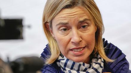 Nach der EU-Innenministerkonferenz diskutierten die Minister mit der Hohen Repräsentantin für EU-Außenpolitik, Federica Mogherini, über die Balkanroute der Flüchtlinge und mögliche Verbesserungen entlang der Strecke. 