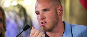 Spencer Stone hatte im August zusammen mit zwei Freunden einen Angreifer in einem Thalys-Schnellzug überwältigt.