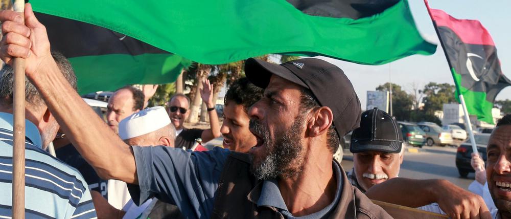 Die UN-Vermittlungen für eine Lösung des Konflikts in Libyen wurden stets von Protesten begleitet.