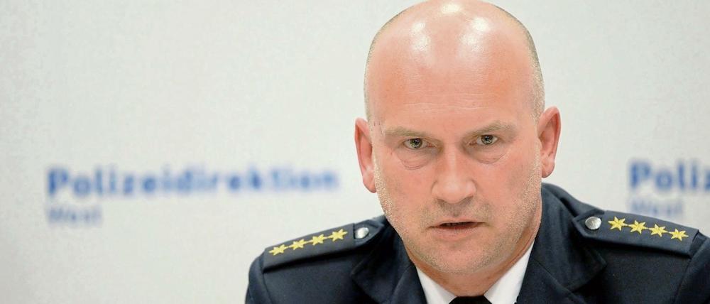 Michael Scharf, Chefermittler im Fall des seit Anfang Juli vermissten sechsjährigen Elias aus Potsdam.