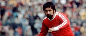 Gerd Müller im Jahr 1978. Der frühere Bayern-Stürmer leidet an Alzheimer.