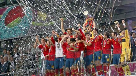 Auch bei einer EM: The winner takes it all (hier Spanien, 2012).