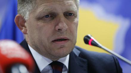 Der slowakische Premierminister Robert Fico.