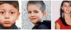 Jedes Jahr verschwinden Kinder. Manche werden noch immer vermisst. Links Mohamed, in der Mitte Elias, rechts Georgine Krüger.