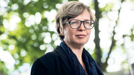 Kümmert sich um Flüchtlinge aus Afrika. Die Berliner Schriftstellerin Jenny Erpenbeck, 48.