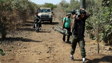Die US-Streitkräfte bildeten die syrischen Rebellen im Umgang mit Waffen aus.