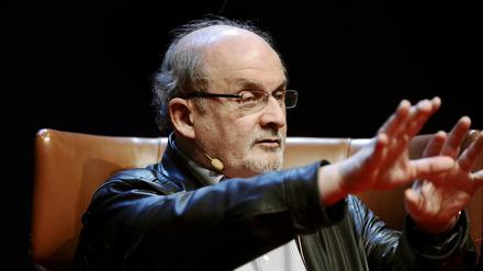 Der britische Autor Salman Rushdie