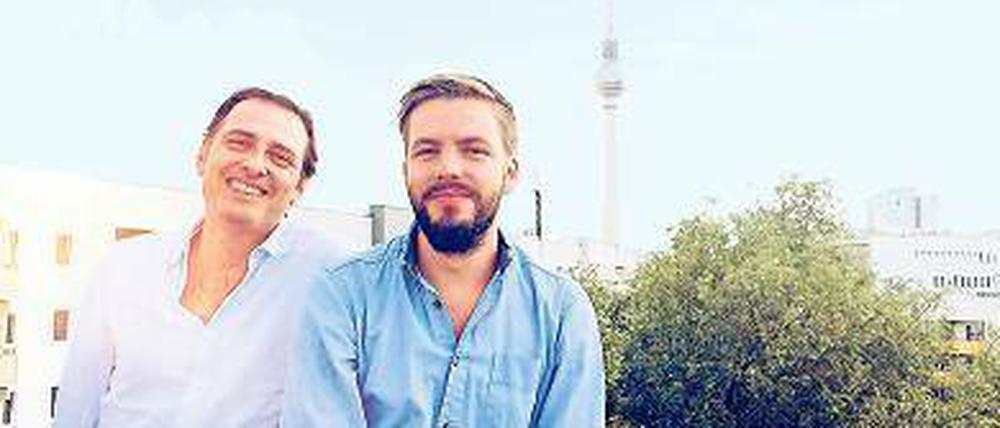 Laurent Kaestli (links, 50), Daniel Verst (32) wollen ihr Unternehmen noch ausbauen.