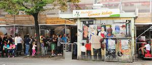 Mustafas Gemüsedöner in Kreuzberg. , aufgenommen am 25. August 2015 für die Serie "Berliner Höfe" in der Kultur.