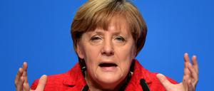 Bundeskanzlerin Angela Merkel verspricht, dass es wegen der Flüchtlingskrise keine Steuererhöhungen geben werde.