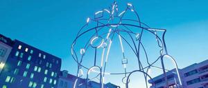 Bethlemskirche in einer Installation visualisiert.