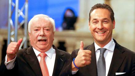 Michael Häupl (SPÖ, links) und Heinz-Christian Strache (FPÖ).