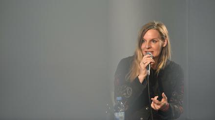Judith Holofernes auf der Buchmesse in Frankfurt.