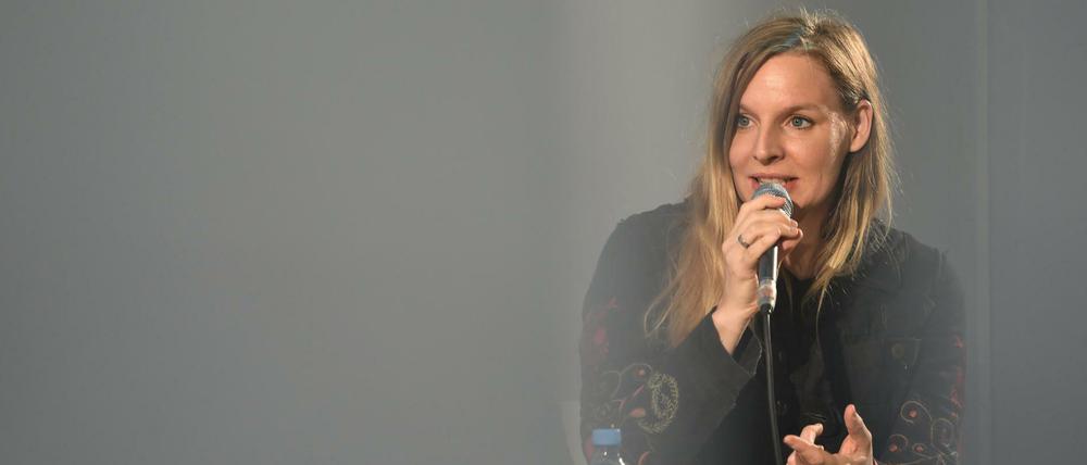 Judith Holofernes auf der Buchmesse in Frankfurt.