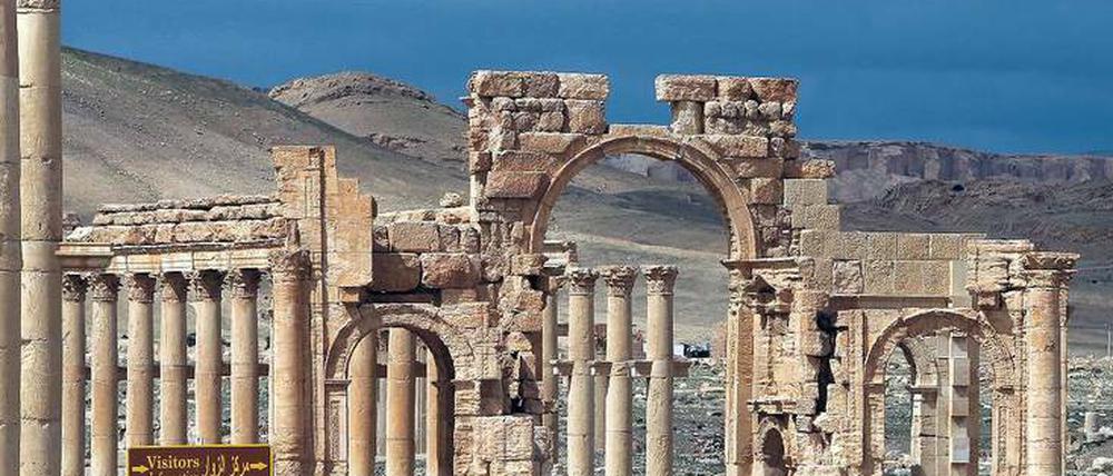 Gemeinsames Erbe. Der Triumphbogen von Palmyra ist wohl unlängst vom IS zerstört worden. Bilder davon gibt es nicht. 