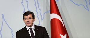 Der türkisch Premier Ahmet Davutoglu.