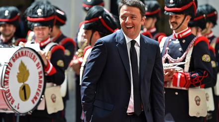 Italiens Premierminister Matteo Renzi 