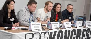 Fanvertreter beim Fankongress 2014 in Berlin.