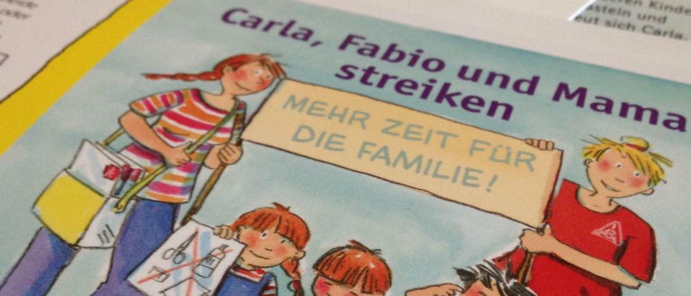 Zum Gewerkschaftstag in Frankfurt (18.-24. Oktober) stellt die IG Metall ein Pixi-Kinderbuch vor, dass den Arbeitskampf erklärt.