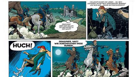 Auf dem Weg nach Kanada: Eine Seite aus dem besprochenen Album.