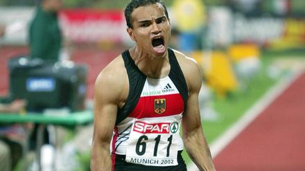 Friedek 2002 bei der Leichtathletik-EM in München.