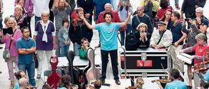 Musik, massenhaft. Der Symphonic Mob des DSO in der Mall of Berlin.