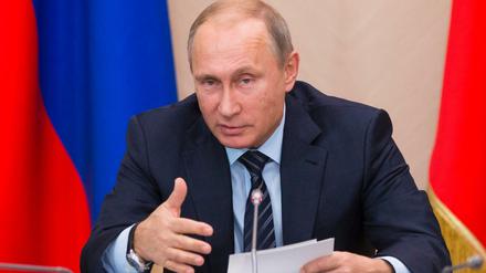 Wladimir Putin, Präsident Russlands.