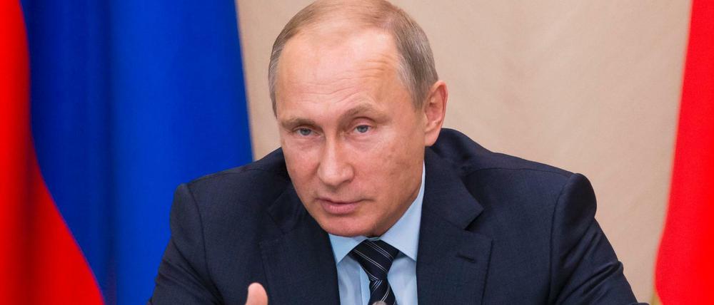 Wladimir Putin, Präsident Russlands.