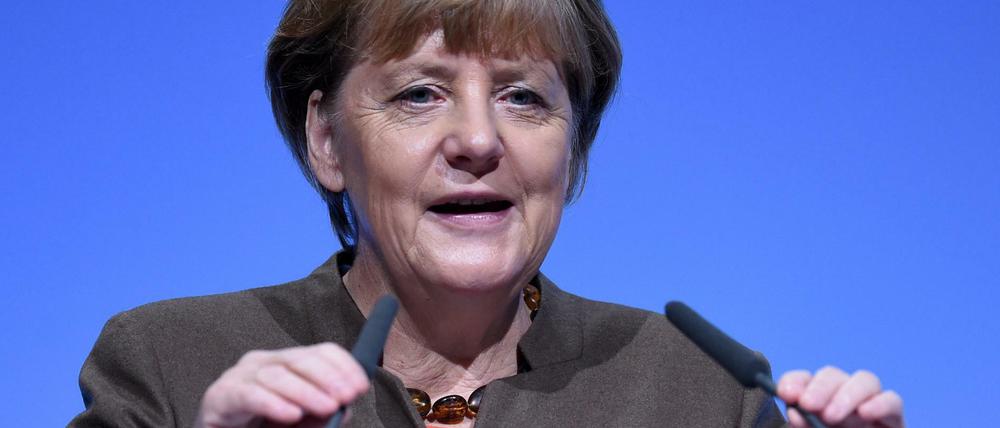 Bundeskanzlerin Angela Merkel (CDU). 