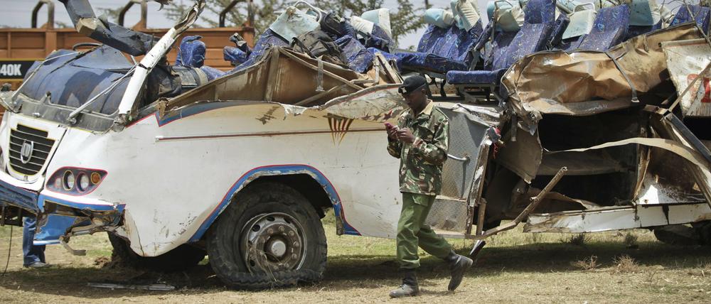 Lebensgefährliche Fahrt: In afrikanischen Staaten wie Kenia kommt es viel häufiger zu tödlichen Verkehrsunfällen als in Europa.