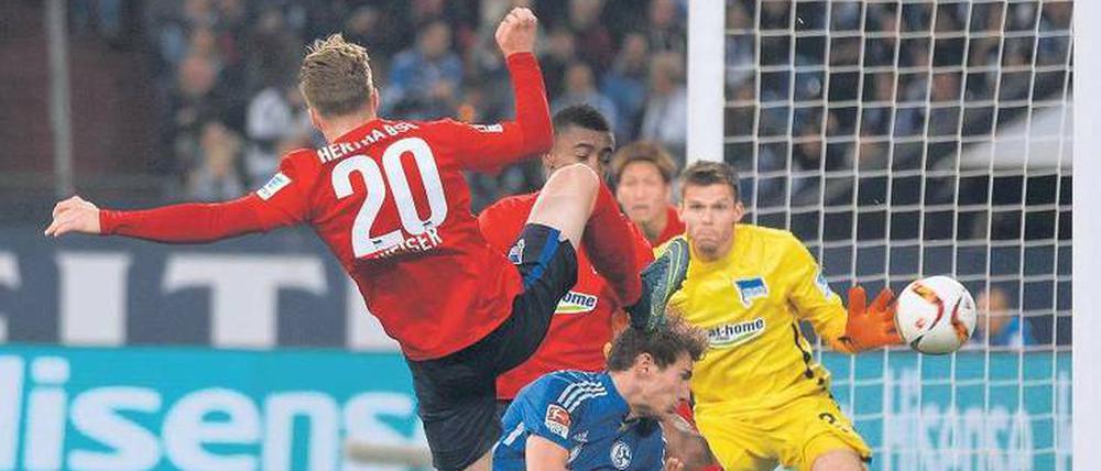 Haltlos auf Schalke. Hertha wollte wohl zu viel.