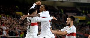 Nach oben: Der VfB Stuttgart verlässt mit dem Sieg gegen den FC Ingolstadt die Abstiegsränge.