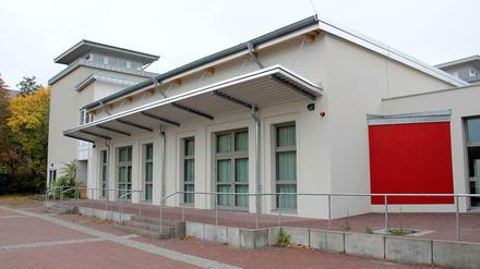 Die schöne neue Aula kann bisher nicht genutzt werden.