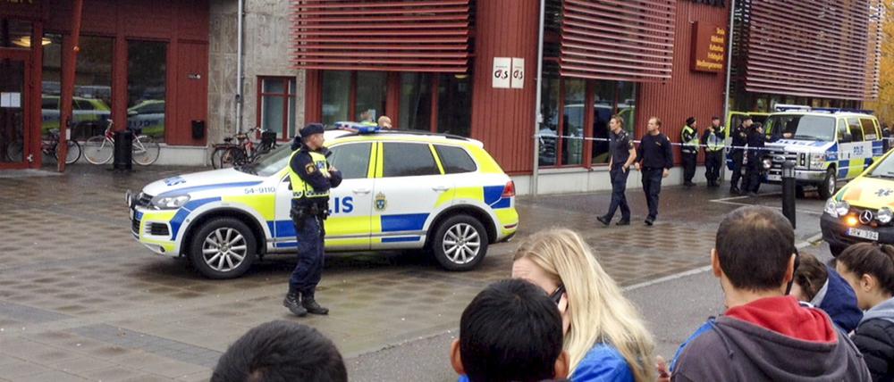 Das Attentat wurde an einer Schule in Trollhättan in Westschweden verübt.